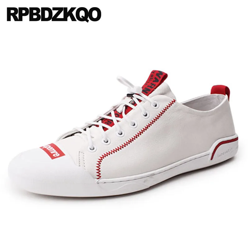 

Genuine Leather 2018 China White Sneakers Black Trainers Casual Rubber New Designer Shoes Men High Quality Luxury Comfort Skate