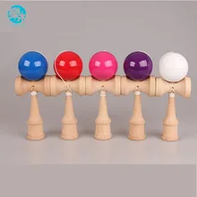Размер: 18,5 см забавные японские традиционные деревянные игрушки Kendamas мяч красочные Kendama PU краска профессиональный
