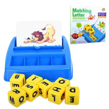

Educational toys English matching letter spelling words interactive parent-kids desk game brinquedos educativos juguetes