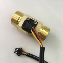 Dn20 1.5~ 50L / min латунь холла турбины 3/" датчик контроля потока управления вода жидкость скорость