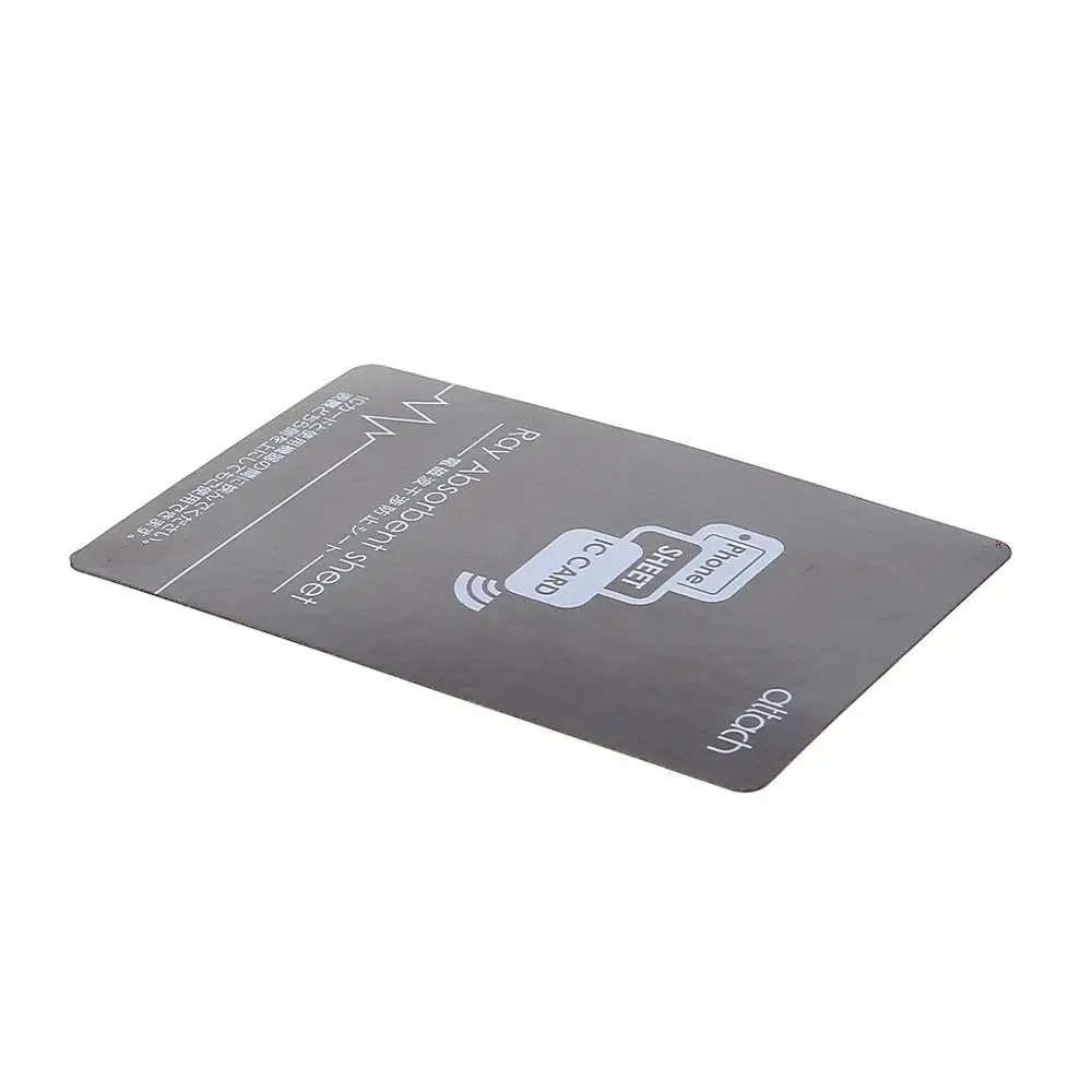 Autocollant magnétique Anti-métal gris NFC, pour iPhone, téléphone portable, carte de contrôle d'accès Bus, carte IC, fournitures de Protection