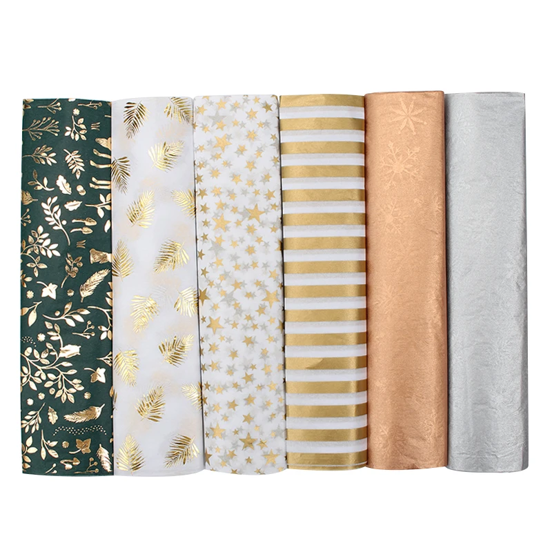 

50*70cm Craft Paper Wrapping Paper Christmas Gift Packing New Year Gift Packing Material Home Decor