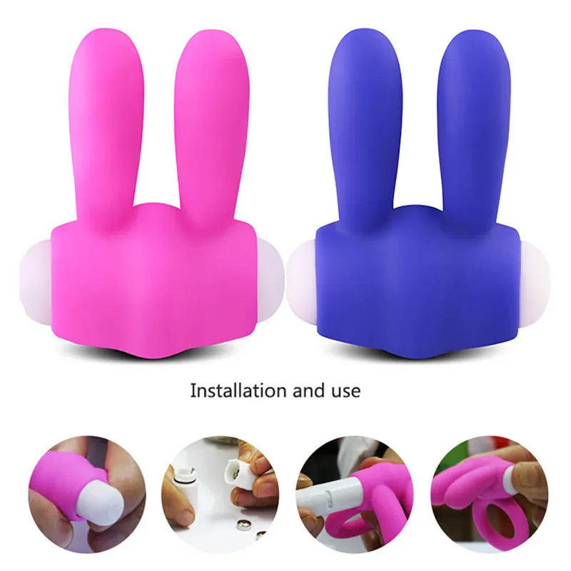 

Ring Vibrating Rabbit Shape Cock Ring Toy Gags & Practical Jokes
