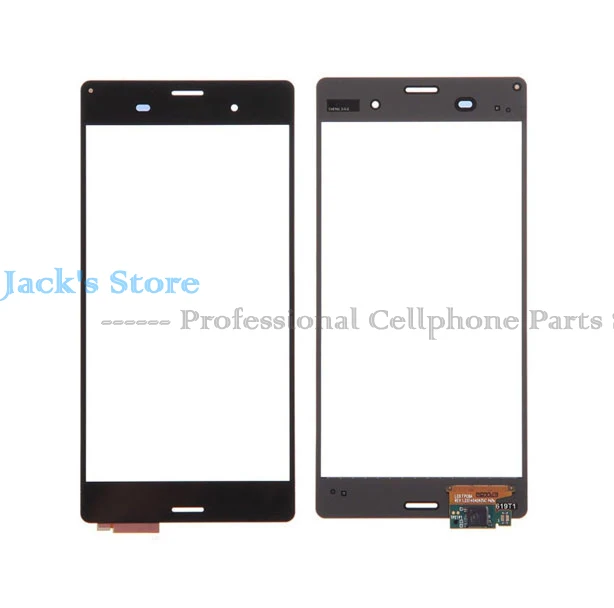 Черный и белый для Sony Xperia Z3 L55T L55U D6653 D6633 передняя внешняя Сенсорная панель