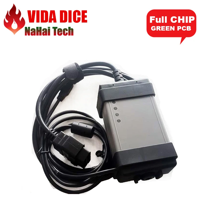 

Free Shipping 2014D Full Chip Auto Diagnostic Tool For VOLVO Vida Dice For VOLVO Series Multi-Language Green PCB Board
