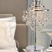 Простая хрустальная лампа K9, прикроватная лампа для теплой спальни, гостиной, украшения, свадебная креативная лампа, настольные лампы ZA SJ40