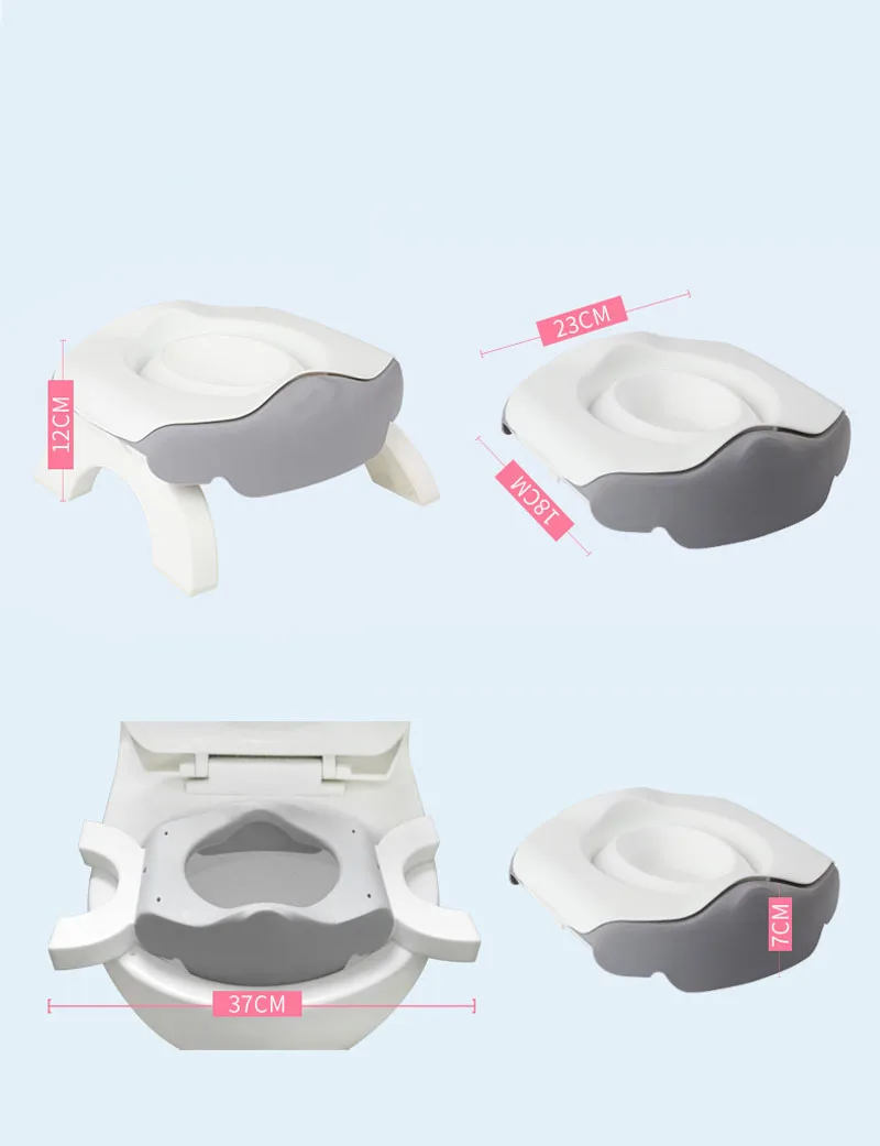 Дорожный горшок обучающее сиденье складная открытый детские горшки Накладка на унитаз детская подушка детская Кемпинг девушка Пи Туалет