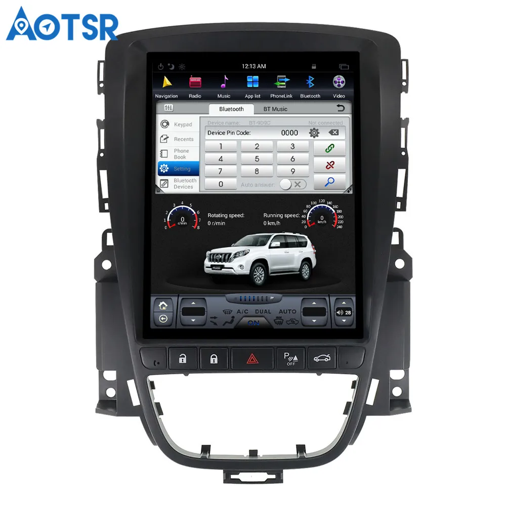 Perfect Tesla Style IPS Screen Android 7.1 Car GPS Navigation Auto Radio Headunit For Opel Insignia Vauxhall Holden Astra J CD300 CD400 1