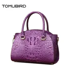 Для женщин пояса из натуральной кожи сумка превосходное сумки из коровьей кожи для Новинка года крокодил узор модные роскошные сумки