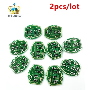 

NEW 2pcs/lot EWS Remote Control Circuit Board for BMW 3 Button 315/433MHz Without Key Shell Board with 3 buttons free Shipping