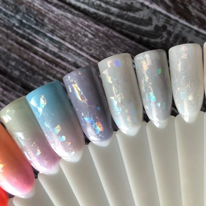 100センチメートル 4センチメートルガラスミラー箔箔指diyネイルアート紙ステッカーdiyネイツール Stickers Decals Aliexpress