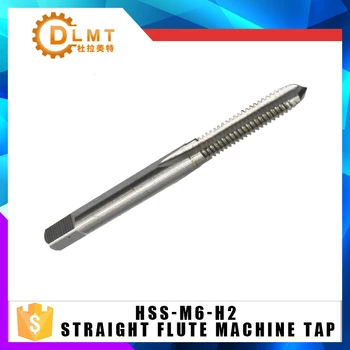 

5pc M6 Straight Flute Machine Tap HSS 6542 H2 M6x1 Thread Tap Screw Bit High Speed Steel Threading Drill Bit Cutter Tool