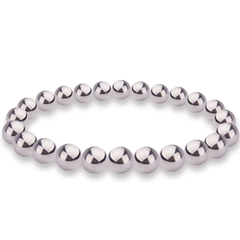 

50 PCS Balls Magnet Magnetic Therapy Bracelet Hologram Silver Chakra Bracelet DIY Antistress Toy For Wrist Band Building Blocks