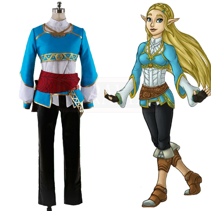 Zelda Breath Of The Wild Halloween Costume - The Legend of Zelda: Breath of the Wild Leading Lady Cosplay Costume Zelda Breath Of The Wild Halloween Costume - The Legend of Zelda: Breath of the Wild Leading Lady Cosplay Costume