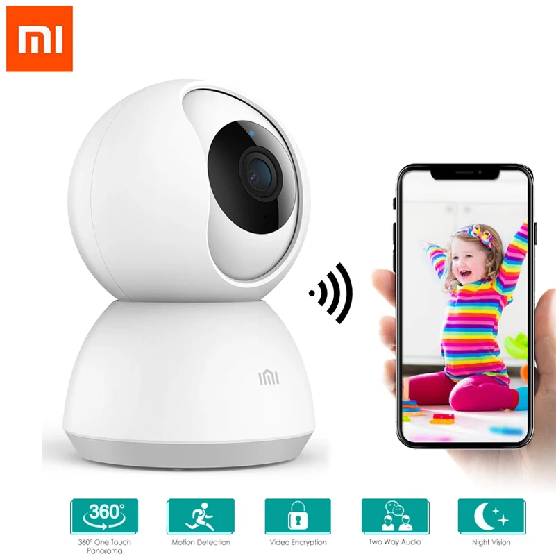 

Xiaomi WiFi Camera 1080P Smart Security Camera Smart Home 360 Video Camera Pan-Tilt for Baby Monitor Night Vision,Two-Way Audio