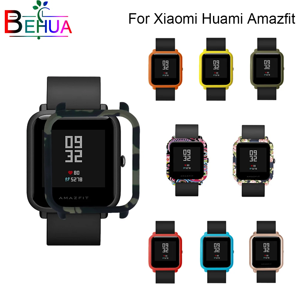 

For Huami Amazfit ultra-thin colorful frame computer bag case Bip PIT Lite youth watch case for millet gorgeous Amazfit Watch