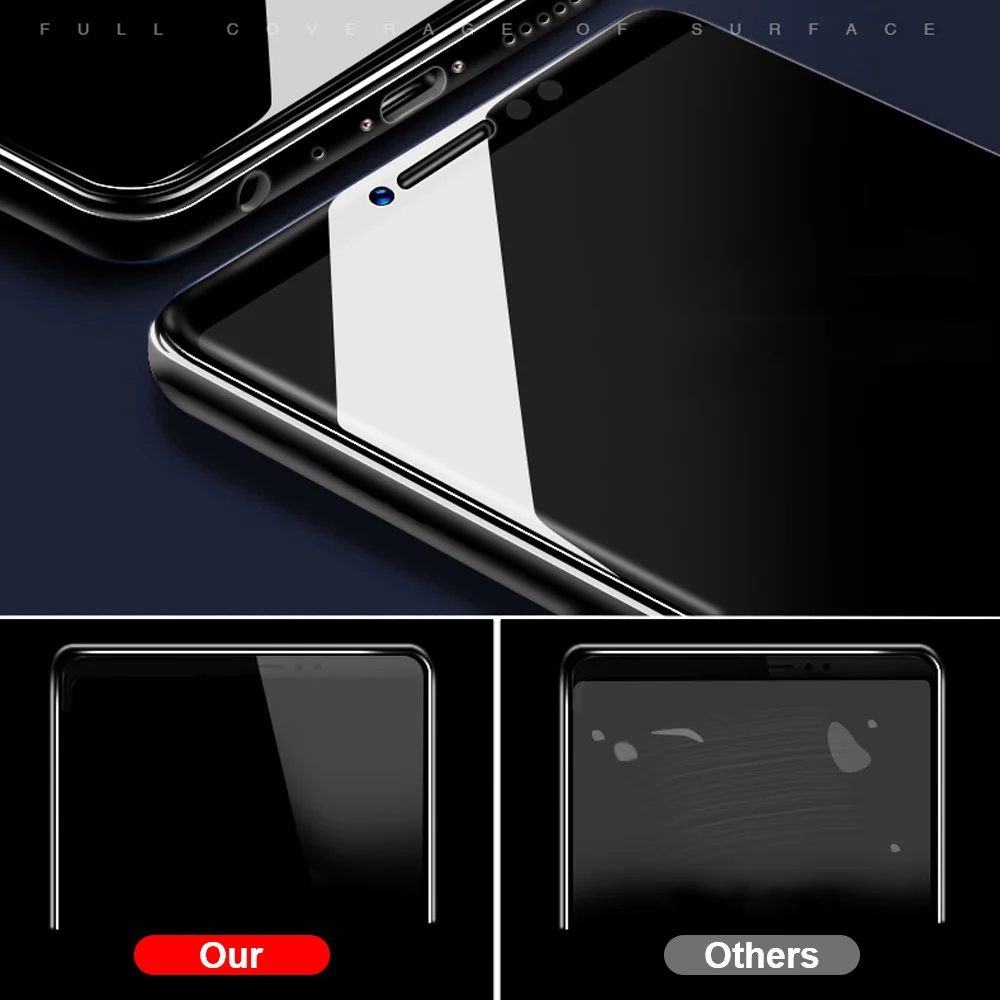 9D изогнутое закаленное стекло для защиты экрана Xiaomi Mi Redmi Note 5 6A 6 Pro Анти синее