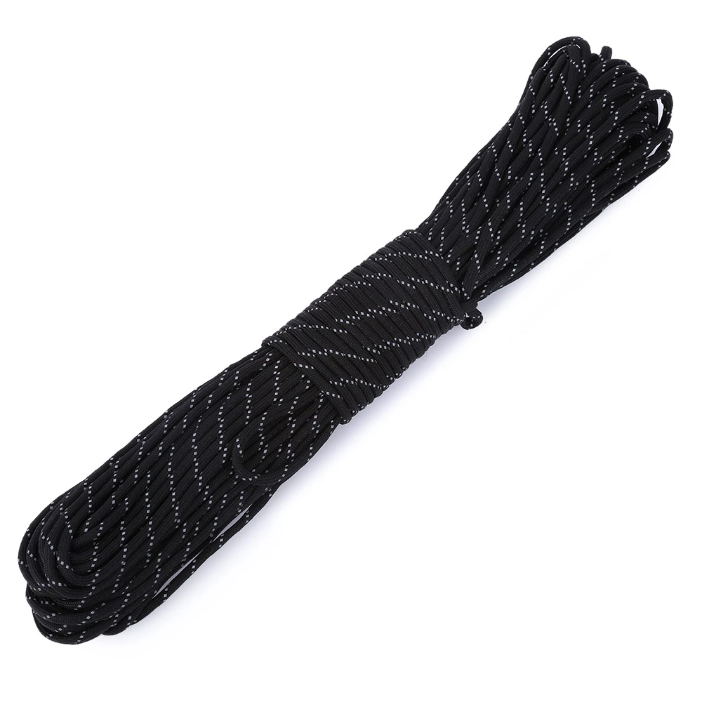 Polymer Core 31M Reflective Military Survival Parachute Rope Paracord