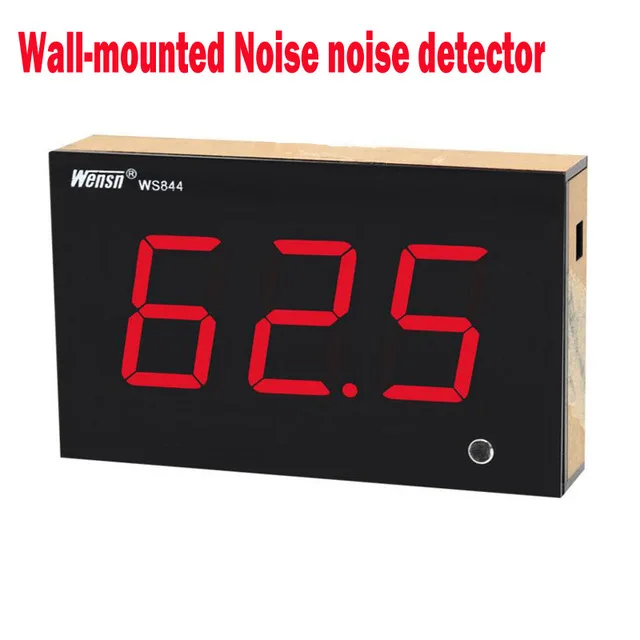 

WS844 Digital Sound level meter 30~130dB large screen display Wall Restaurant Bar customized noise tester Indoor home, office