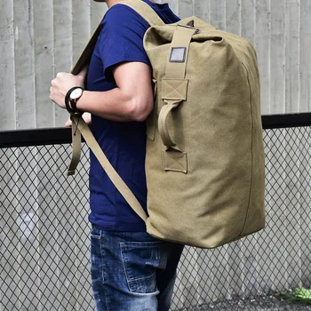

eTya Travel Bags Large Capacity Canvas Men Luggage Bag Multifunctional Male Tote backpacks Weekend Organizer Travel Storage Bags