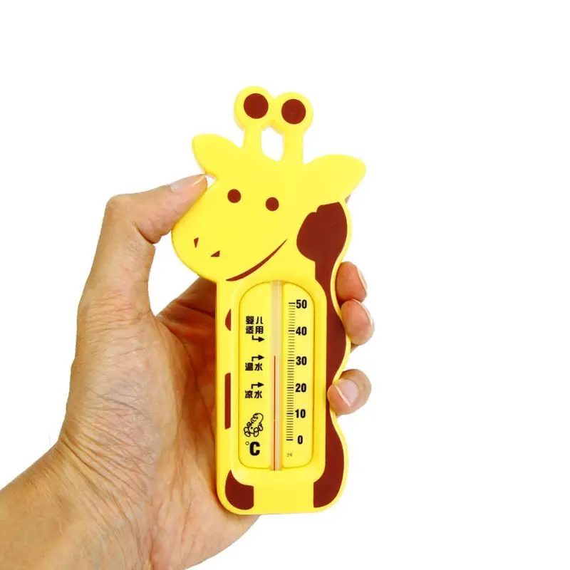 Милый термометр для купания с изображением жирафа для детей 0-50 с измерение температуры для младенцев