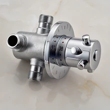 Dfrkjhre хромированный настенный термостатический смеситель для душа