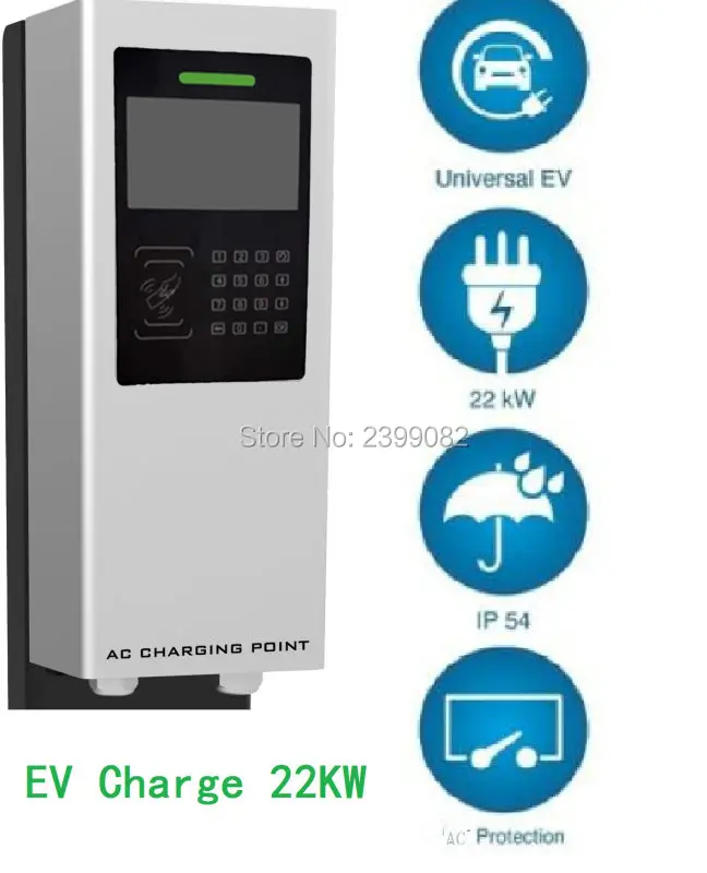 ZWET EVSE IEC 62196-2 AC зарядка 22 кВт трехфазный Европейский стандарт AC зарядка ворс OEM IEC 62196-2/AC110V~ 250V 16A~ 32A