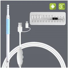3 в 1 инструмент для чистки ушей эндоскоп многофункциональные наушники USB эндоскоп 5,5 мм Визуальный Инструмент для чистки ушей Otoscope камера 0.3MP