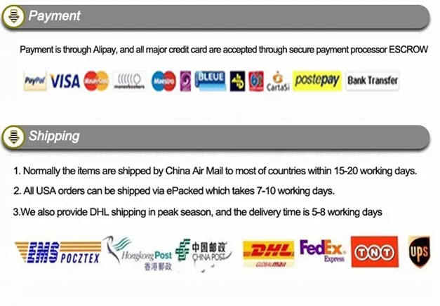 payment & shipping