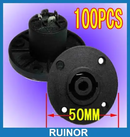 100pcs DJ 4 Pole Speaker Sockets Chassis Socket Plug Wholesale Construction & Real Estate