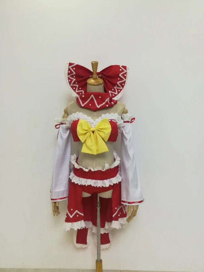 Костюм для косплея Hakurei Reimu TouHou Project костюм купальник купальный | Тематическая