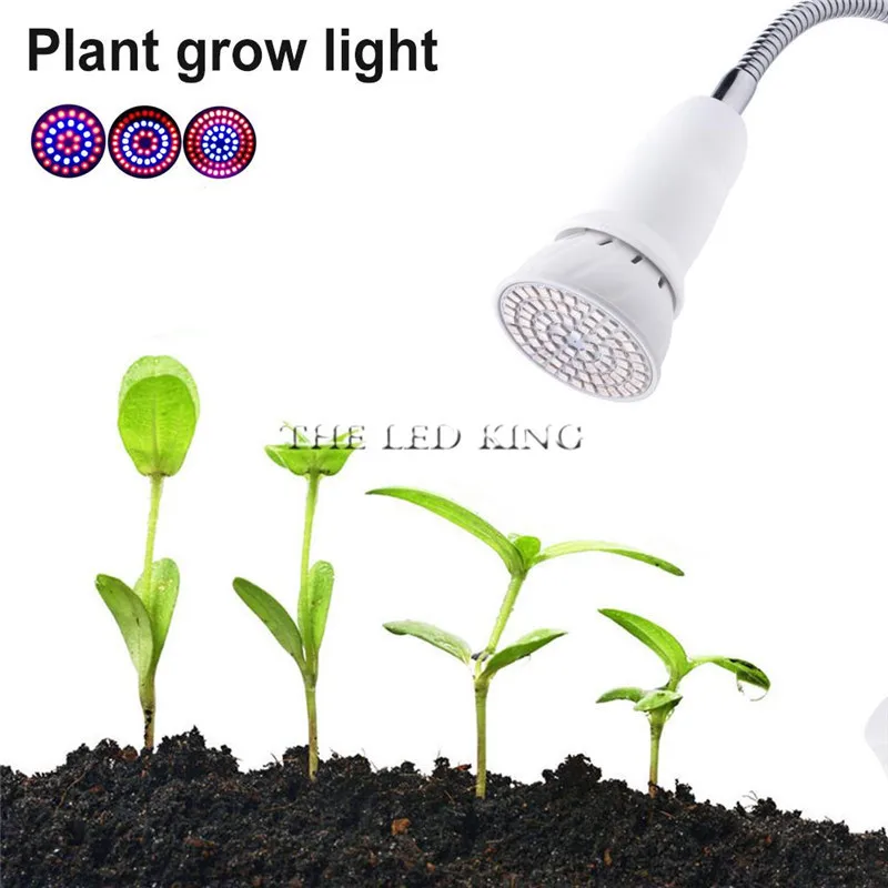 60 126 200 Led Plant Grow Light Flexible Lamp Holder Clip Flower bloom