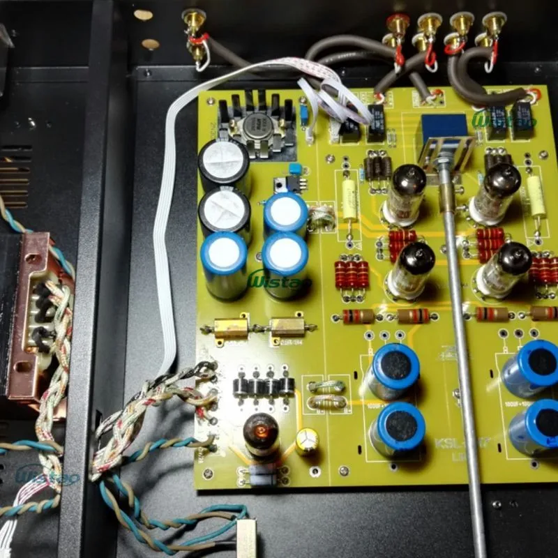真空管プリアンプ Nobsound 真空管プリアンプ 純正 和田茂回路 真空管 12AX7 12AU7