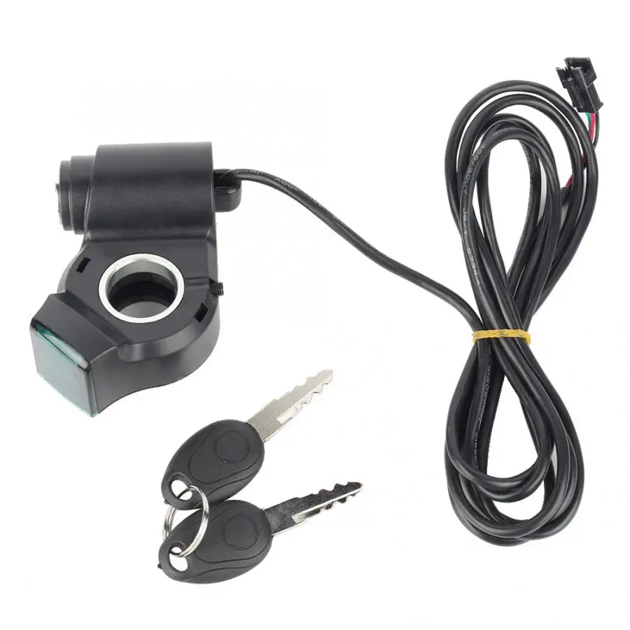 Shifter Throttle with Digital Voltage Display for 12-99V E-Bike Scooter Tricycle