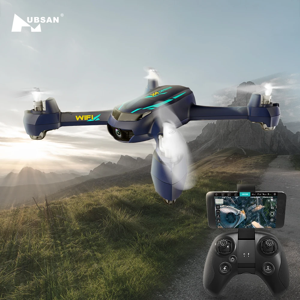 

Hubsan H216A X4 DESIRE PRO RC Drone Helicopter 2.4G WIFI Waypoints FPV Quadcopter with 1080P HD Camera Follow Me Headless Mode