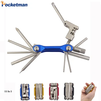

11 In 1 Bike Bicycle Multifunctional Mini Repair Tools Set Kit Hex Spoke Cycle Screwdriver Wrench Tool Sets For Bikes z50