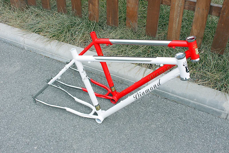 Clearance Chrome molybdenum steel 4130  Bike frame cusomize 27.5 wheel mountain bike frame touring bicycle frame 17.5 inch 18inch  19 inch 3