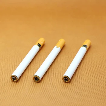 

100pcs/lot Cigarette- shaped Butane Torch Lighter NO GAS cigarette butane gas metal torch lighter also offer usb oil jet lighter