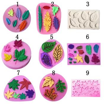 

DIY Maple Leaf Silicone Cupcake Baking Mold Christmas Fondant Cake Decorating Tools Gumpaste Chocolate Candy Clay Moulds