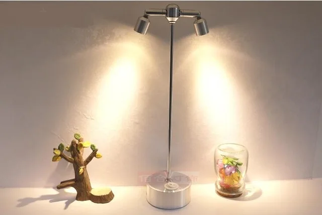 Batterij opladen lamp dubbele LED lamp draadloze vitrinekast ... Batterij opladen lamp dubbele LED lamp draadloze vitrinekast ...