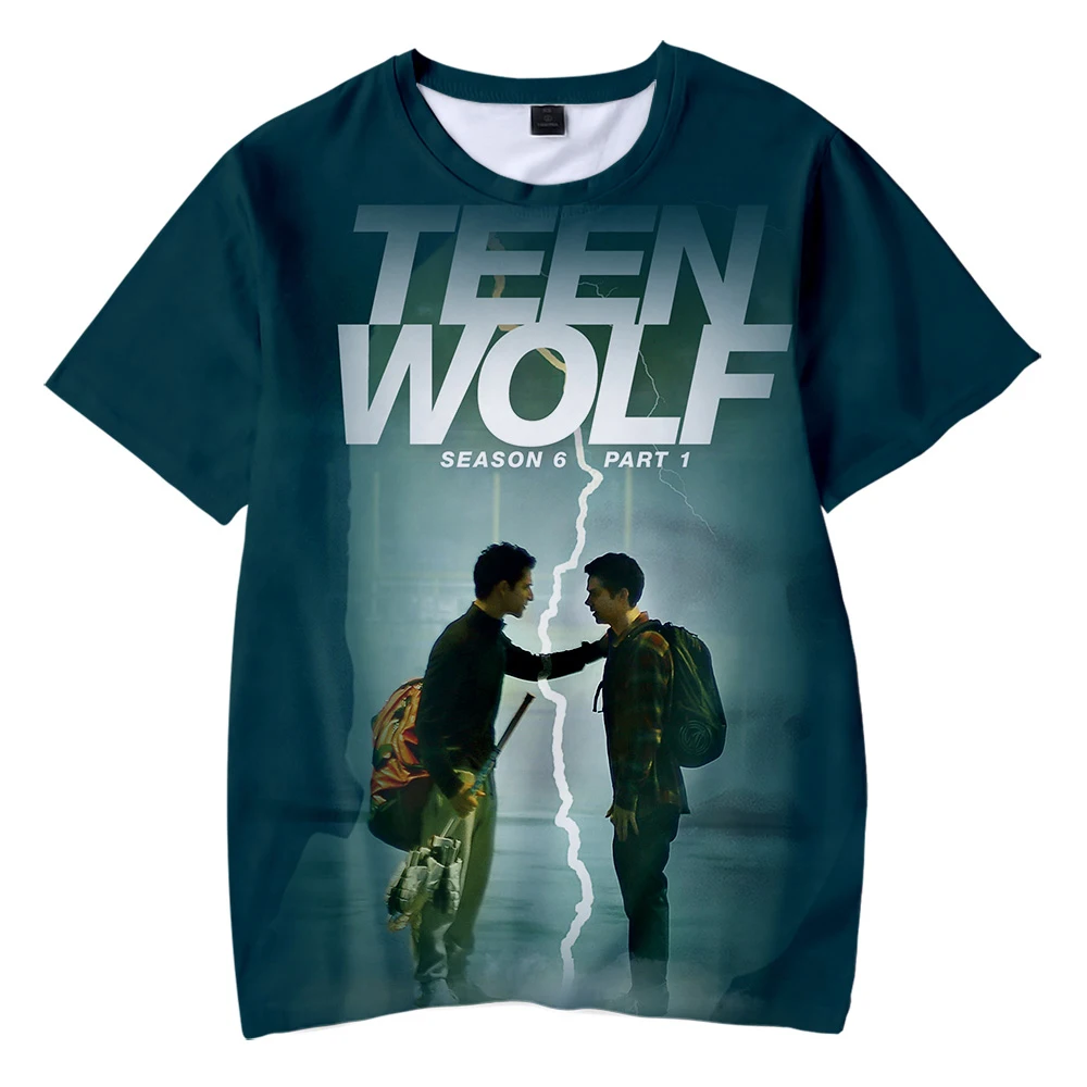 

Teen Wolf Kid's t shirt 3d Children's wear boys/girls Fashion Children's tshirt Classic suspense Teen Wolf Cool 3D print tees