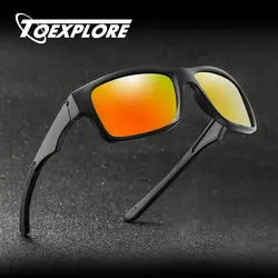 TOEXPLORE поляризованные мужские антибликовые Солнцезащитные очки женские брендовые дизайнерские квадратные очки для вождения рыболовные
