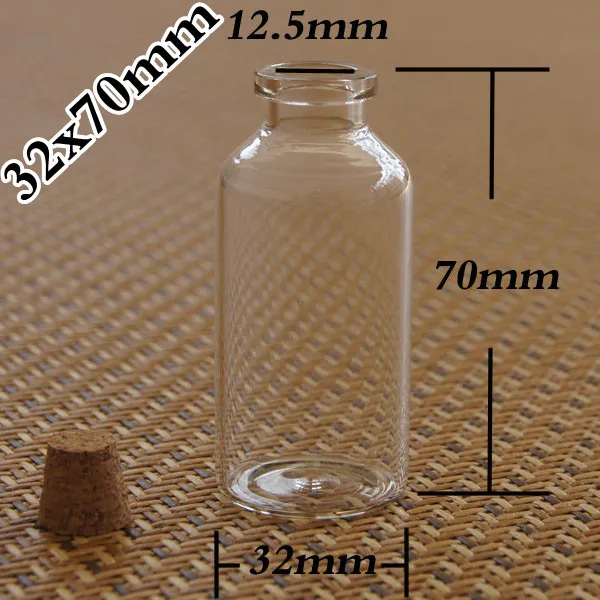 

Capacity 30ml(3.2*7*1.25cm) 35pcs/lot Cork glass bottle,Wishing bottles ,glass vials ,bottle