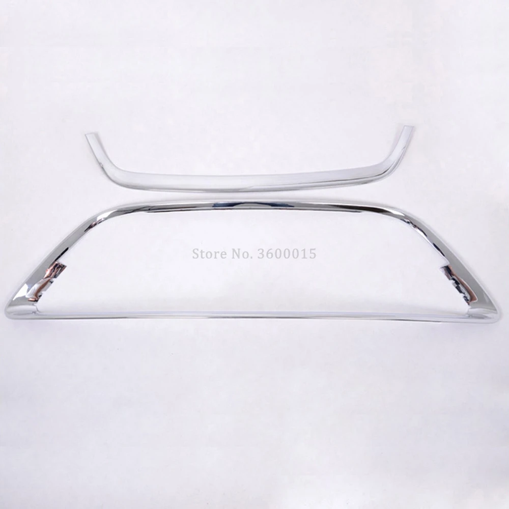 

Fit for Ford Focus hatchback 2009 2010 2011 ABS Chrome Front Grille Around Trim Racing Grills Trim Car Decoration 2pcs/set