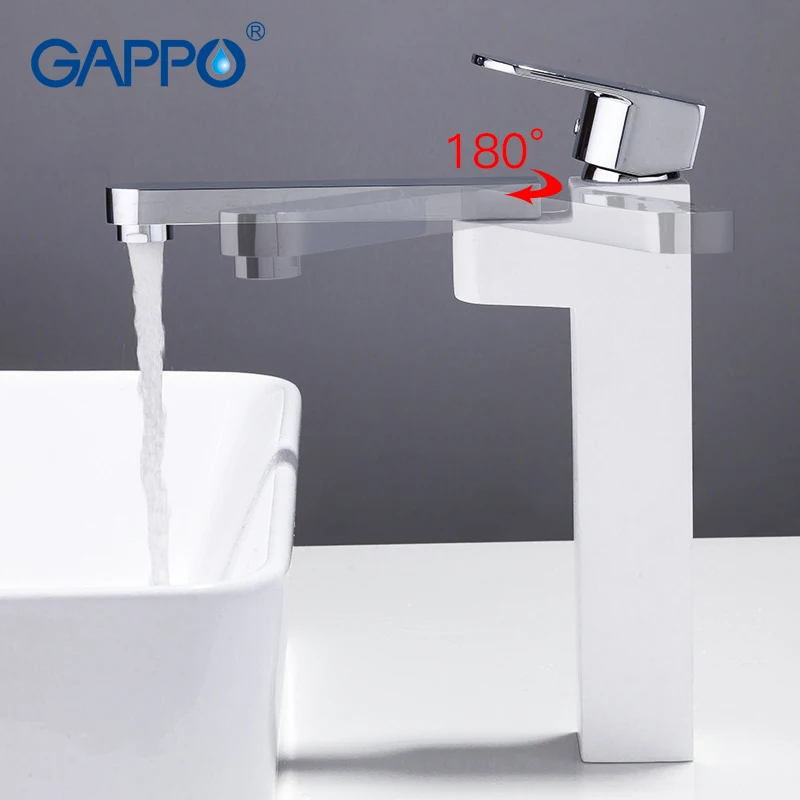 

GAPPO bathroom Basin faucet waterfall taps tall bathroom sink faucets basin mixer deck mounted tap torneira