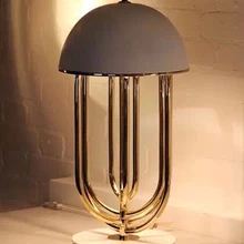 Современные настольные лампы, креативные лампы для чтения, металлические настольные лампы, EMS