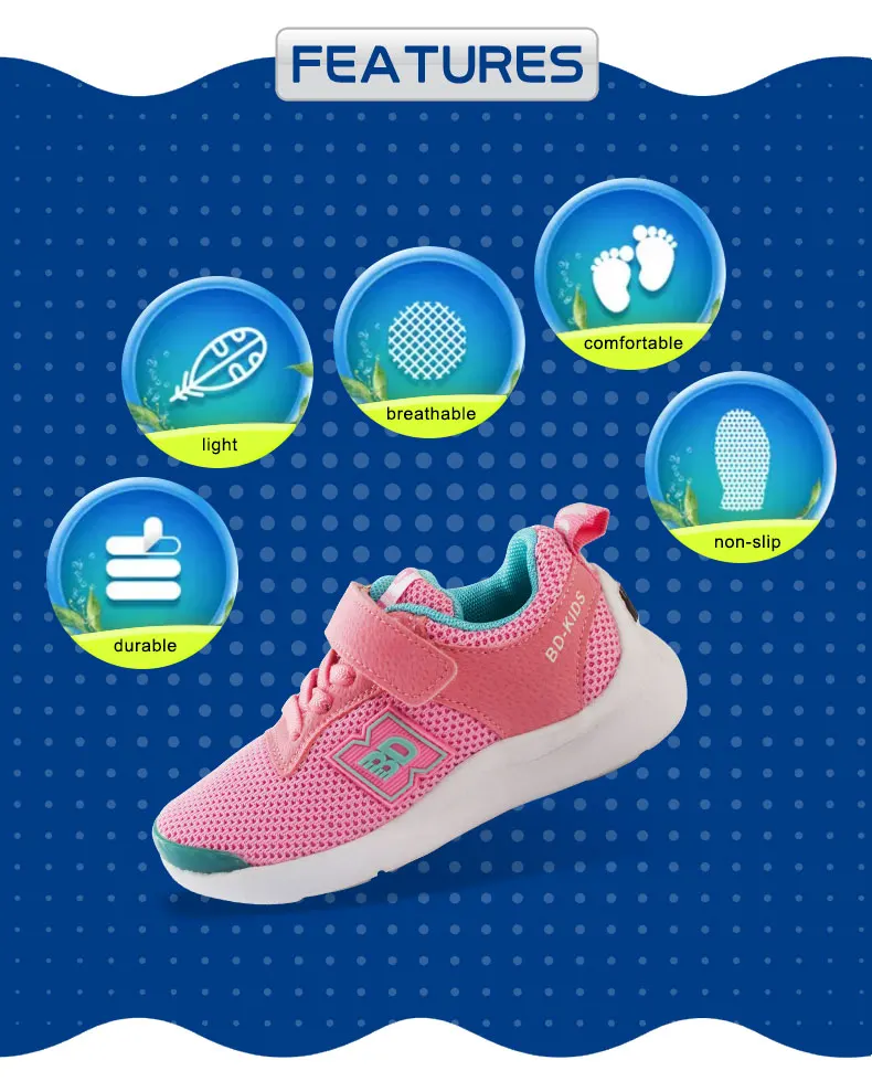Bdkids Kids Shoes Sneakers For Boy Kids Shoes Fashion Casual Sneakers For Boys Girls 2018 Breathable Mesh Shoes For Boys (4)