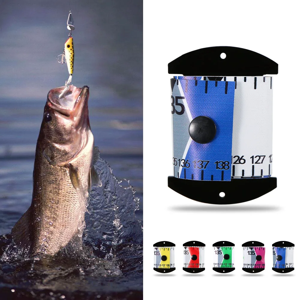 

138cm x 5cm Waterproof Fish Measuring Ruler PVC Fishing Ruler Measurement Tackle Tool Carp Fishing Tackle Pesca