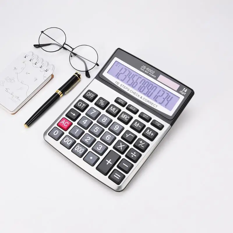 14 цифр офисные инженерные пластик научный калькулятор канцелярские Прочный портативный расчет инструмент финансы математика