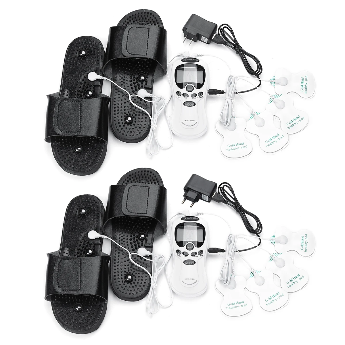 Massage Slippers Shoes Electronic Foot Tens Unit Pulse Acupuncture Therapy Care EU/US Plug Lessen Pain Blood Circulation Relax Massage Slippers Shoes Electronic Foot Tens Unit Pulse Acupuncture Therapy Care EU/US Plug Lessen Pain Blood Circulation Relax